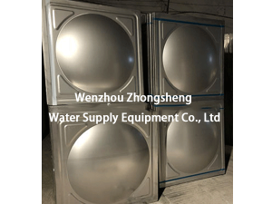 Combined water tank assembly stamping plate